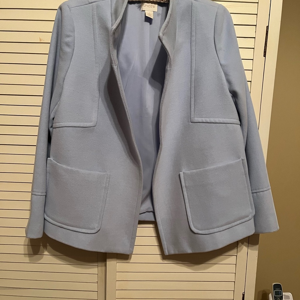 Chico's Soft Blue Women's Blazer